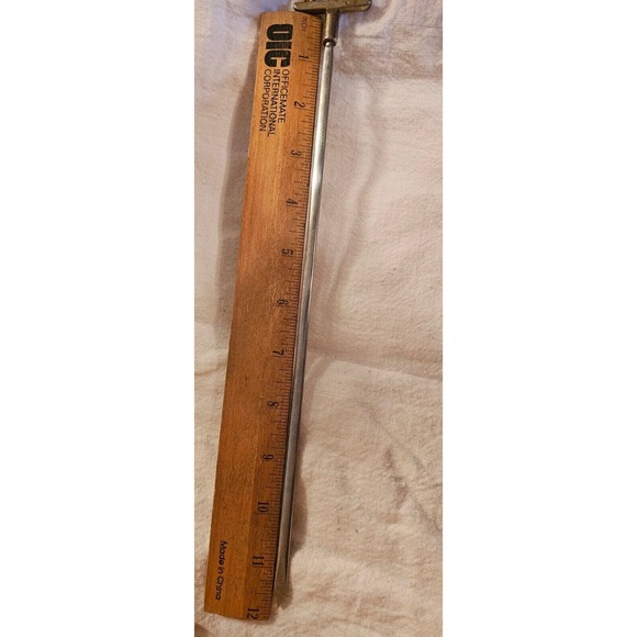 Set Of Four Brass And Stainless Steel Skewers Or Meat Identifiers Beef Pork... - Picture 7 of 9